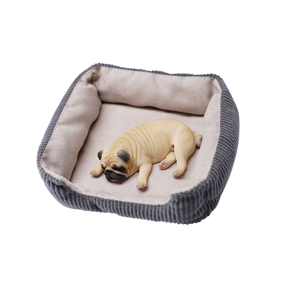 JXK085 Pug puppy sleeping on its back, Gift for Dog Lover