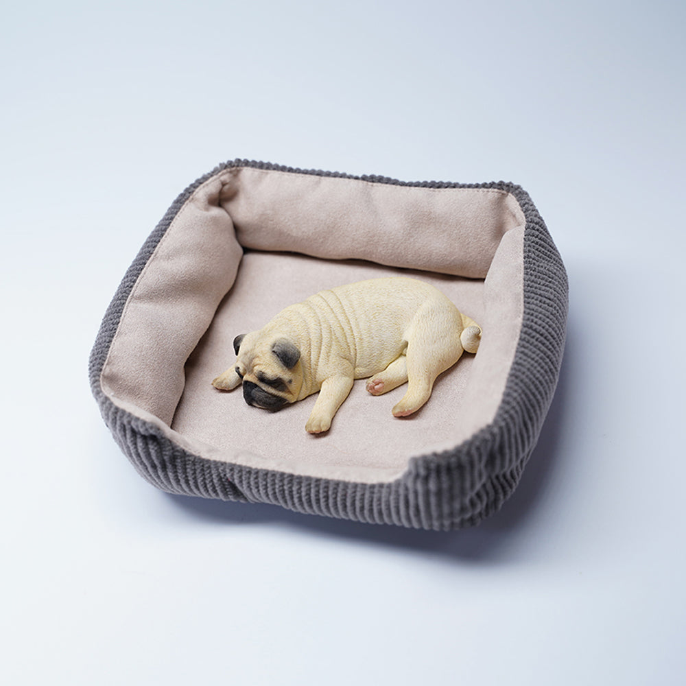 JXK085 Pug puppy sleeping on its back, Gift for Dog Lover