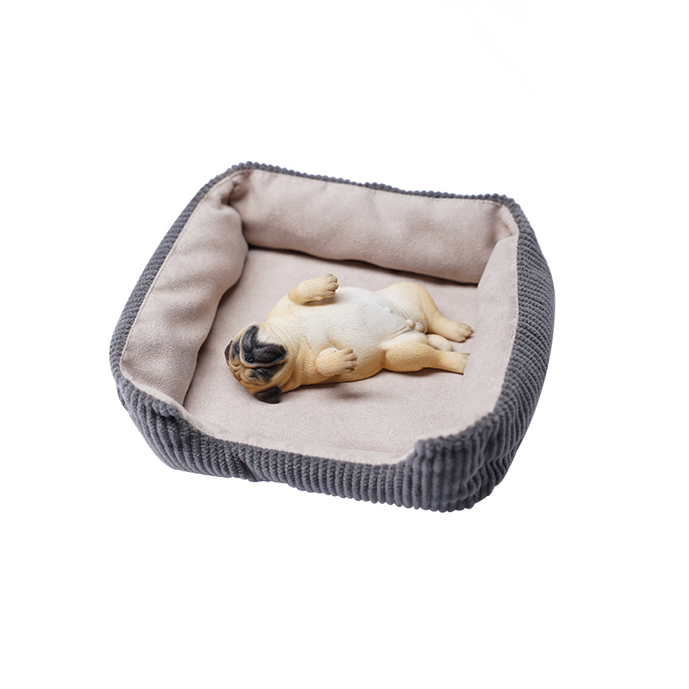 JXK085 Pug puppy sleeping on its back, Gift for Dog Lover