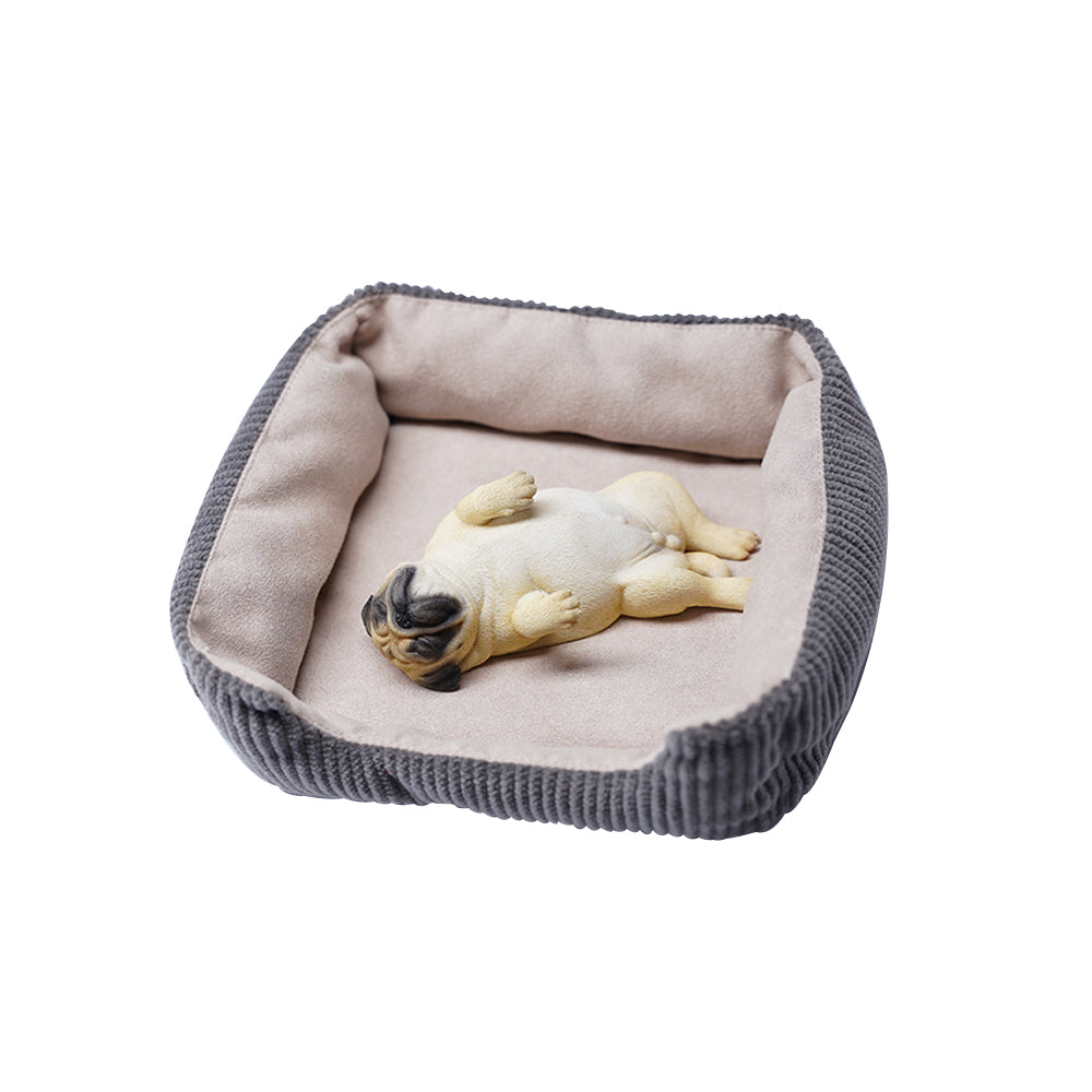 JXK085 Pug puppy sleeping on its back, Gift for Dog Lover