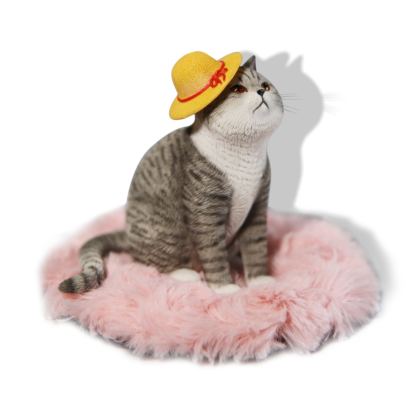 JXK141 Princess cat wearing a hat, gift for cat loves