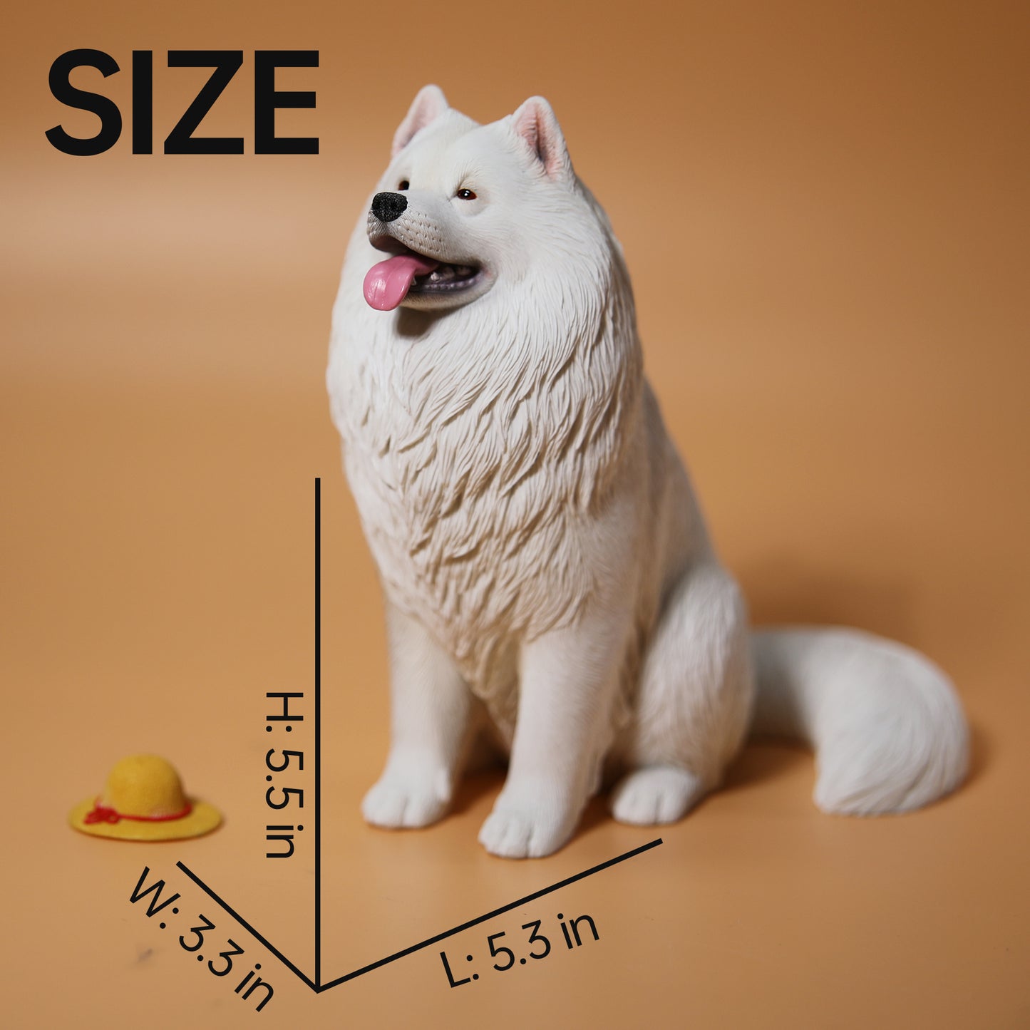 JXK143 Samoyed dog figurine dog statue gift for dog lovers